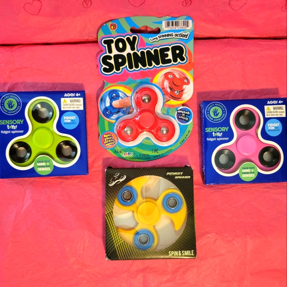 Fidget Spinners ~ 4 Different Styles *NEW!